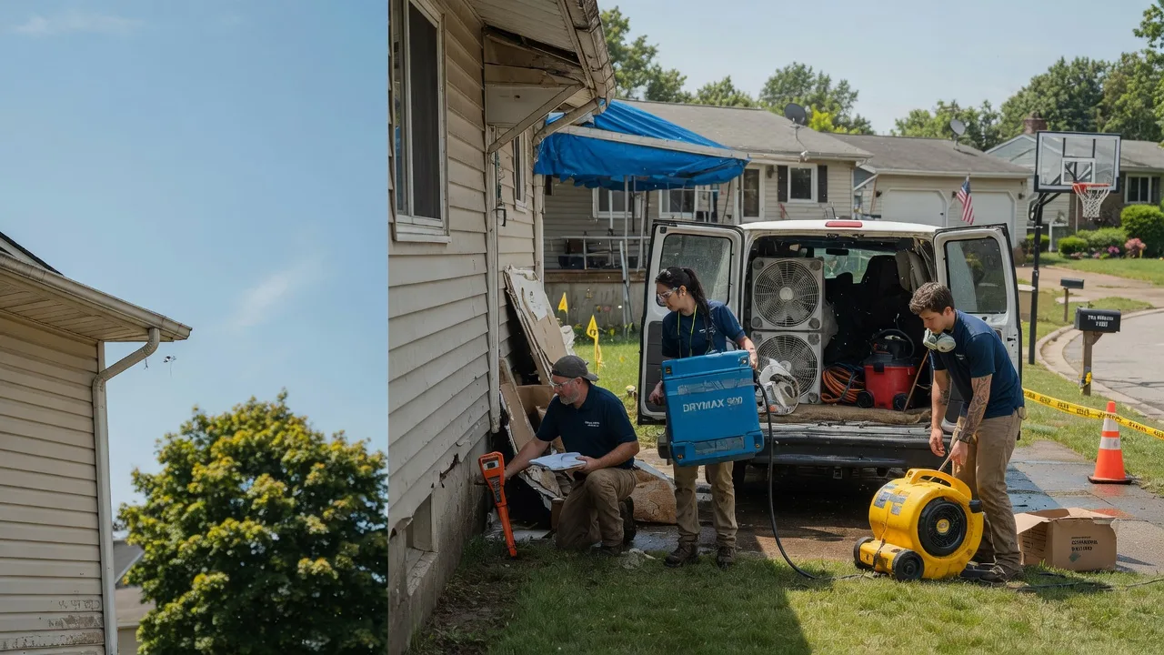 Ceiling Leak Cleanup in Andover, MN near me